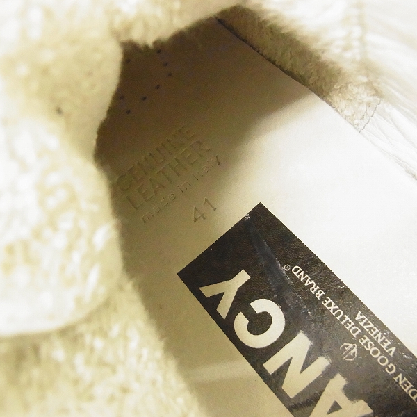 実際に弊社で買取させて頂いたLHP×GOLDEN GOOSE/エルエイチピー×ゴールデングース ハイカットスニーカー/41の画像 5枚目