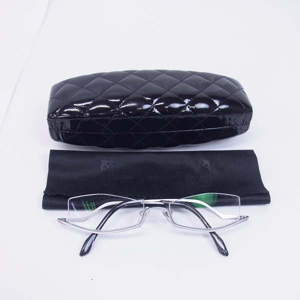 実際に弊社で買取させて頂いたless than human/レスザンヒューマン×C.F.O 眼鏡/メガネフレーム po6po10-jre233の画像 8枚目