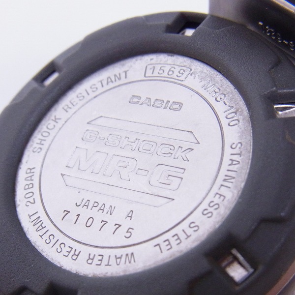 実際に弊社で買取させて頂いたG-SHOCK/Gショック MR-G 初代モデル MRG-100-1【動作未確認】の画像 3枚目