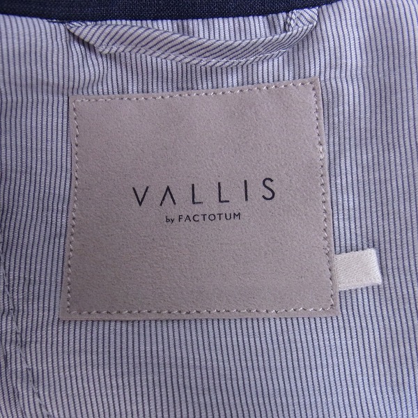 実際に弊社で買取させて頂いたVALLIS by FACTOTUM/ヴァリスバイファクトタム スーツ/ジャケット/スラックス セットアップ/48の画像 2枚目