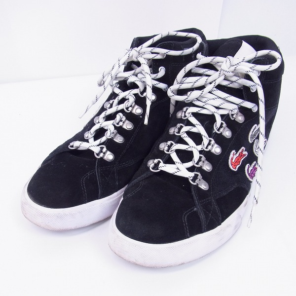 実際に弊社で買取させて頂いたLACOSTE/ラコステ ワッペン付き ハイカットスニーカー/9.5