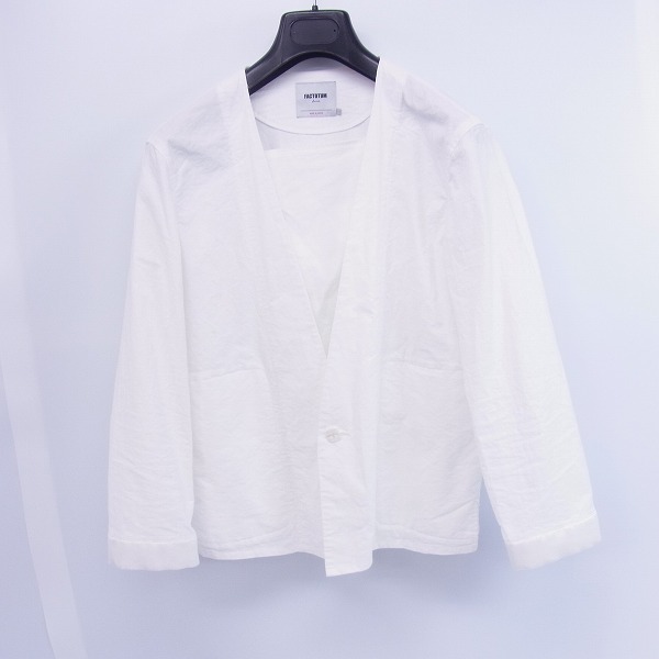 実際に弊社で買取させて頂いたFACTOTUM/ファクトタム 1B テーラード ジャケット/46