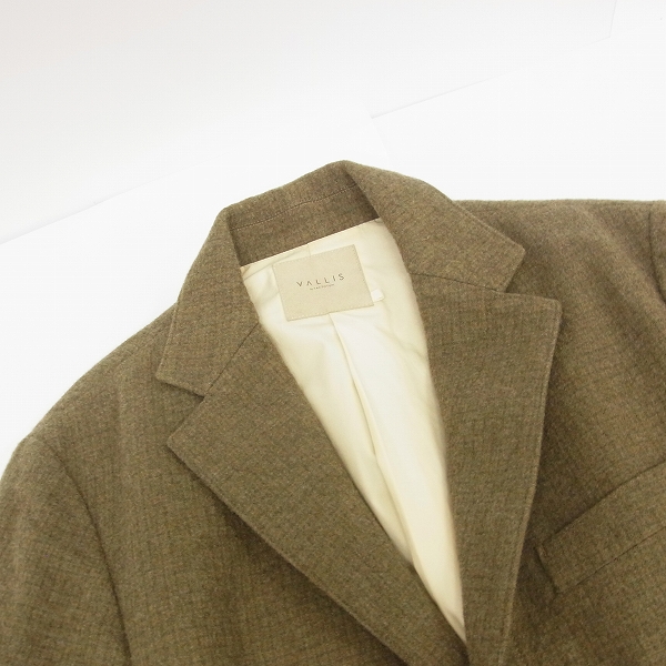 実際に弊社で買取させて頂いたVALLIS by FACTOTUM/ヴァリスバイファクトタム ステンカラーコート/46の画像 6枚目