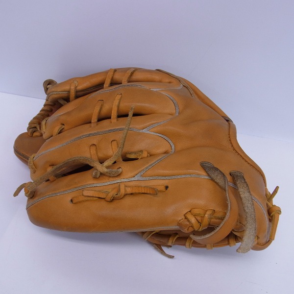 実際に弊社で買取させて頂いたHI-GOLD/ハイゴールド 心極 右投げ/投手用 硬式グローブ KKG-1151の画像 1枚目