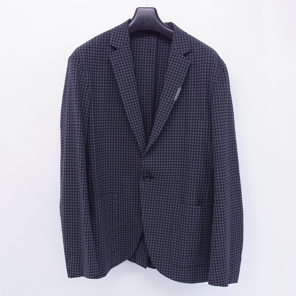 実際に弊社で買取させて頂いたVALLIS by FACTOTUM/ヴァリスバイファクトタム チェック柄 1B テーラードジャケット/46