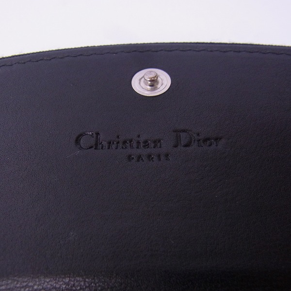 実際に弊社で買取させて頂いたChristian Dior/クリスチャンディオール トロッター 長財布 ブラックの画像 5枚目