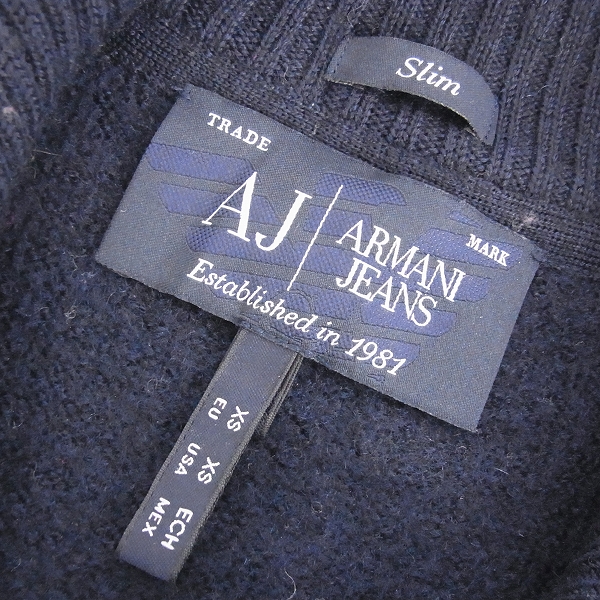 実際に弊社で買取させて頂いたARMANI JEANS/アルマーニジーンズ ジップアップニットブルゾン 2点セットの画像 2枚目
