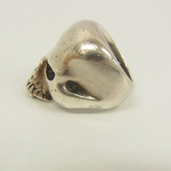 実際に弊社で買取させて頂いたCRAZY PIG/クレイジーピッグ　ラージエビルスカル リング シルバー/13号の画像 2枚目