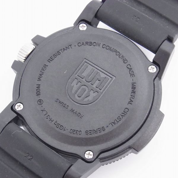 実際に弊社で買取させて頂いたLUMINOX/ルミノックス SEA TURTLE/シータートル SERIES 0320の画像 3枚目