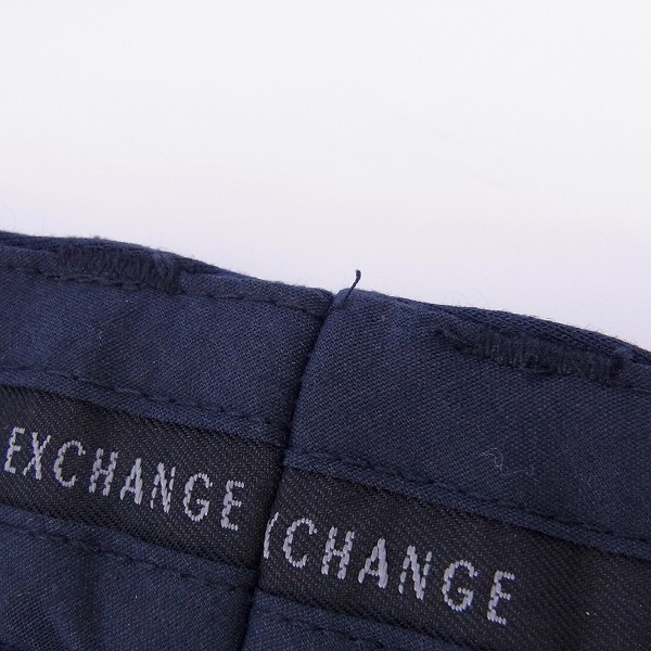 実際に弊社で買取させて頂いたARMANI EXCHANGE/アルマーニエクスチェンジ ジャージーパンツ ネイビー/30Rの画像 6枚目