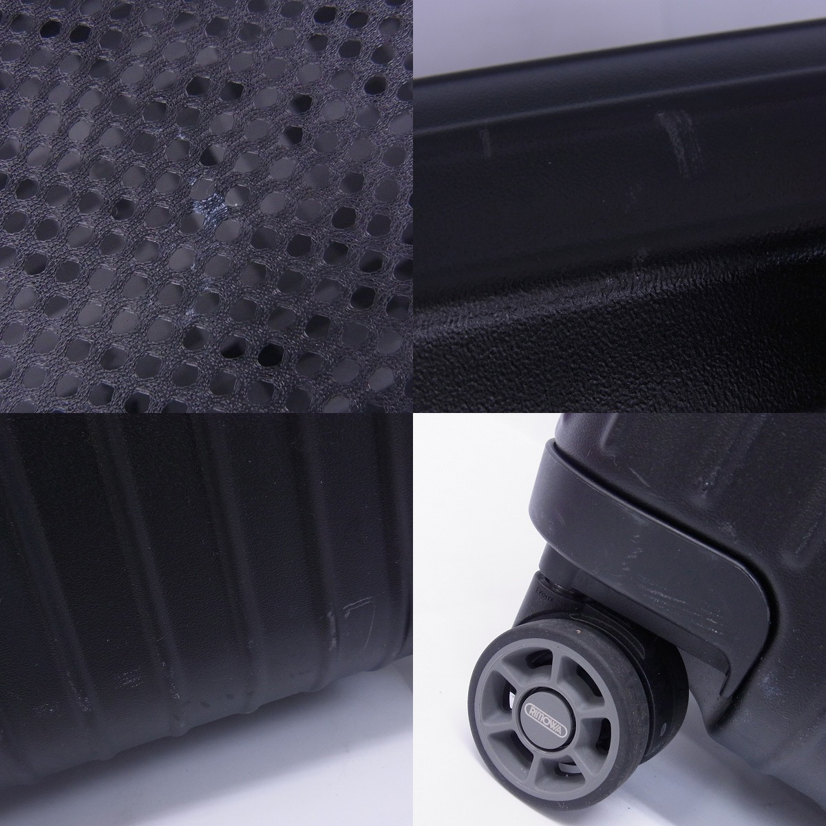 実際に弊社で買取させて頂いたRIMOWA/リモワ サルサ キャビンマルチホイール 4輪ブラック/810.52/35Lの画像 5枚目