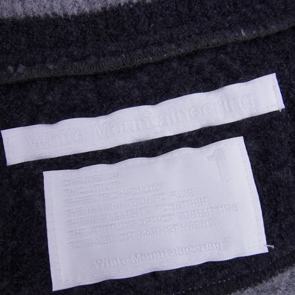 実際に弊社で買取させて頂いたWHITE MOUNTAINEERING/ホワイトマウンテニアリング CABLE KNITTING ZIP CARDIGAN/ジップカーディガン 1の画像 2枚目