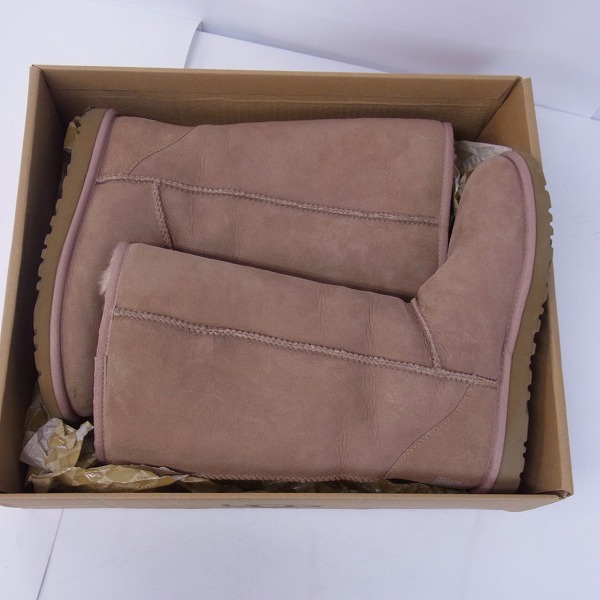実際に弊社で買取させて頂いたUGG/アグ Classic Tall/クラシックトール ムートンブーツ 5815/US6の画像 8枚目