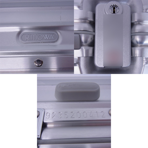 実際に弊社で買取させて頂いたRIMOWA/リモワ TOPAS/トパーズ キャリーバック/スーツケース 4輪/マルチホイール 32L の画像 4枚目
