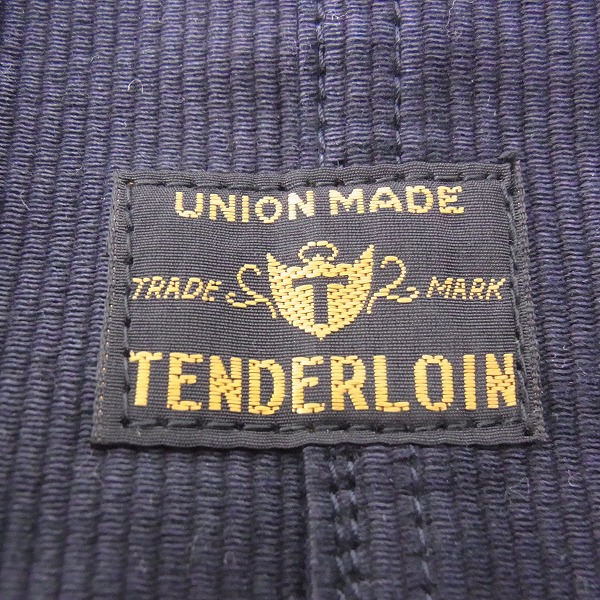 実際に弊社で買取させて頂いたTENDERLOIN/テンダーロイン T-OVERALLS オーバーオール/オールインワン ネイビー/Sの画像 2枚目