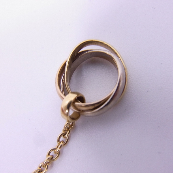 実際に弊社で買取させて頂いたCARTIER/カルティエ トリニティ ブレスレット 750/18K/YG ブレスレットの画像 1枚目