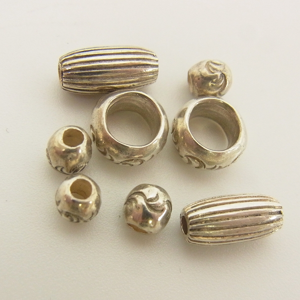 実際に弊社で買取させて頂いたARIZONA FREEDOM/アリゾナフリーダム  唐草入り丸/オーバルライン/SVチェーン用唐草入りビーズ(大) セット