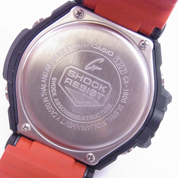 実際に弊社で買取させて頂いたG-SHOCK/Gショック SKY COCKPIT/スカイコックピット ネオンイルミネーター GA-1000-4BJF の画像 3枚目