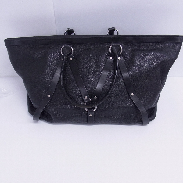 実際に弊社で買取させて頂いたJOHN LAWRENCE SULLIVAN/ジョンローレンスサリバン カウハイドレザー ボストントートバッグ 8A003 14 61