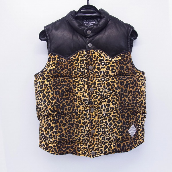 実際に弊社で買取させて頂いたCRIME/クライミー レオパード 中綿ベスト M