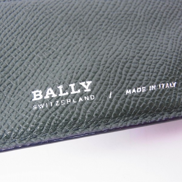 実際に弊社で買取させて頂いたBALLY/バリー レザー 二つ折り財布/ウォレット マネークリップ付きの画像 3枚目