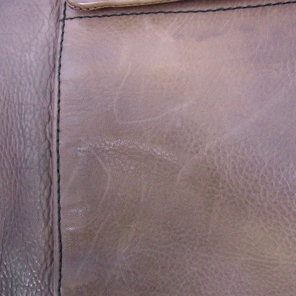 実際に弊社で買取させて頂いたC.P.COMPANY/シーピーカンパニー レザージャケット/50の画像 6枚目