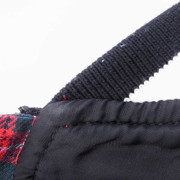 実際に弊社で買取させて頂いたEducation from Youngmachines MENS/デュケーション ヤングマシーン タータンチェックMA-1ジャケット/1の画像 5枚目