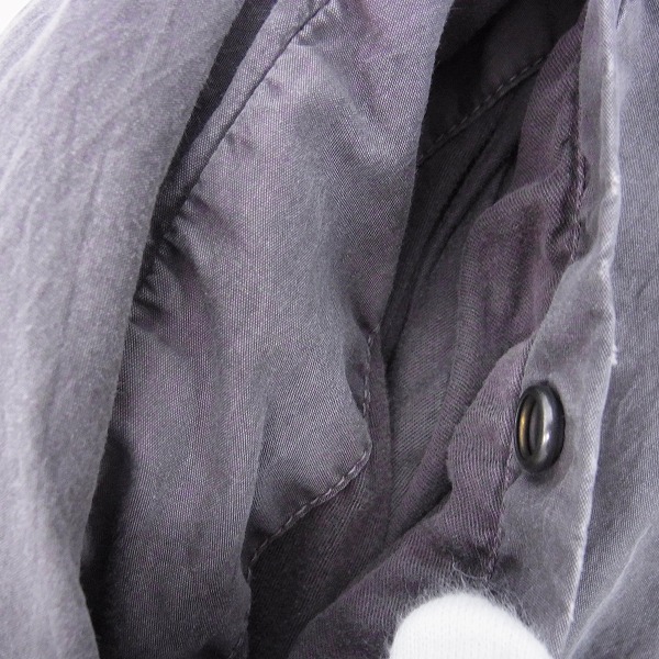 実際に弊社で買取させて頂いたC.P.COMPANY/シーピーカンパニー ジップ ブルゾン/ジャケット グレー CPU0070 000001/50の画像 7枚目