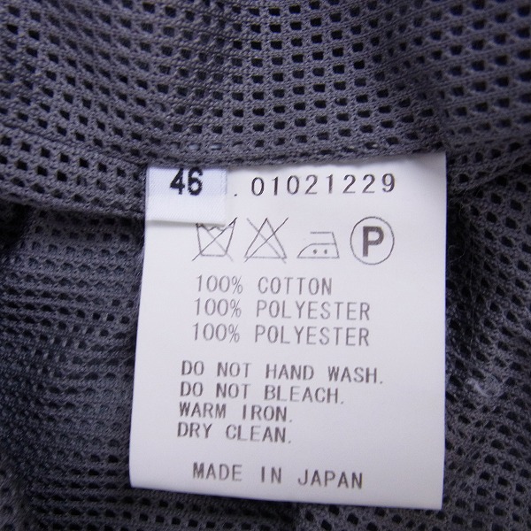 実際に弊社で買取させて頂いたFACTOTUM/ファクトタム 内メッシュ シャツ/ジャケット/46の画像 3枚目