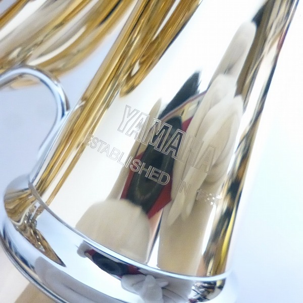 実際に弊社で買取させて頂いた★YAMAHA/ヤマハ YHR-567GDB ゴールドブラス フルダブルホルン ベルカット マウスピース/ハードケース付の画像 2枚目