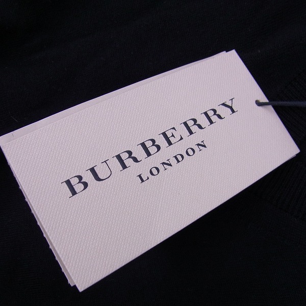 実際に弊社で買取させて頂いた【未使用】BURBERRY LONDON/バーバリー ロンドン ウール プルオーバーニット Size：Sの画像 4枚目