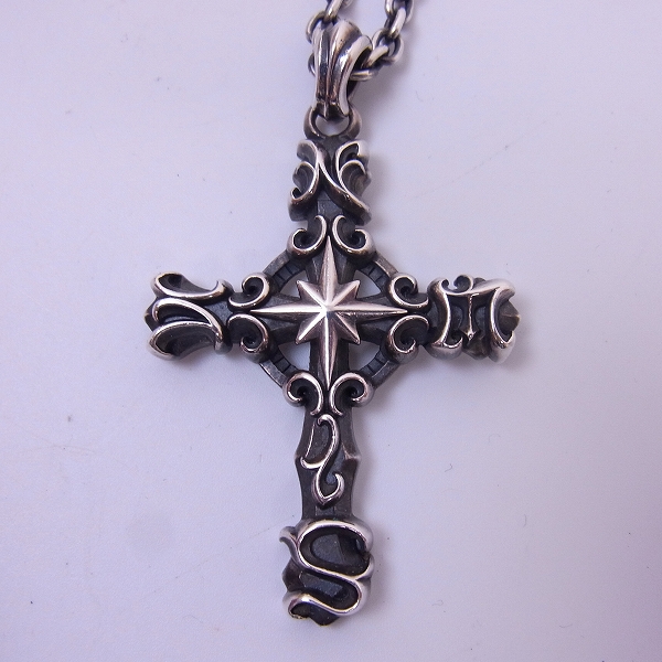 実際に弊社で買取させて頂いたDEALDESIGN/ディールデザイン クロスペンダント/ネックレスチェーン付きの画像 1枚目