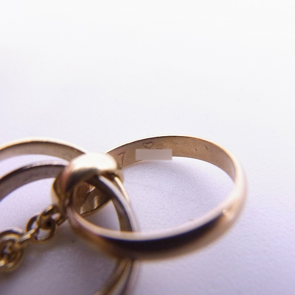 実際に弊社で買取させて頂いたCARTIER/カルティエ トリニティ ブレスレット 750/18K/YG ブレスレットの画像 5枚目