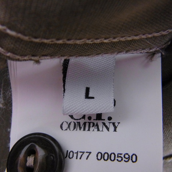 実際に弊社で買取させて頂いたC.P.COMPANY/シーピーカンパニー ボタン シャツ CPU0177/Lの画像 3枚目