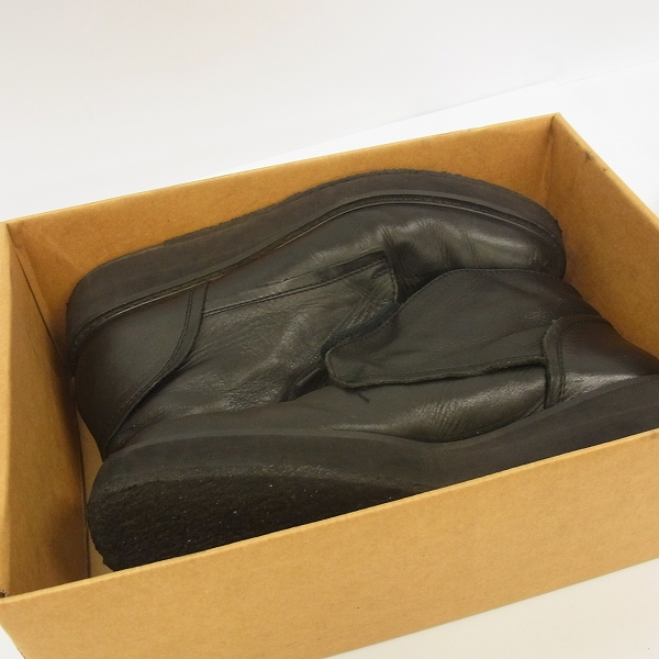 実際に弊社で買取させて頂いたCABANE de ZUCCA/カバンドズッカ レザー レースアップブーツ ブラック/AJ552/Mの画像 8枚目