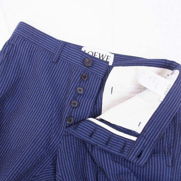 実際に弊社で買取させて頂いたloewe/ロエベ ストライプパンツ 42の画像 2枚目
