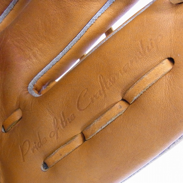 実際に弊社で買取させて頂いたHI-GOLD/ハイゴールド 心極 右投げ/投手用 硬式グローブ KKG-1151の画像 4枚目