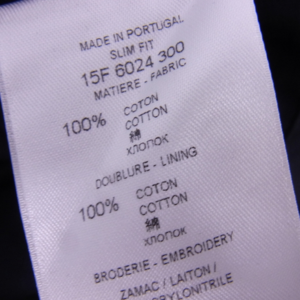 実際に弊社で買取させて頂いた【JPタグ】GIVENCHY/ジバンシィ スタースタッズ ロングスリーブ/長袖 シャツ Size：38の画像 3枚目