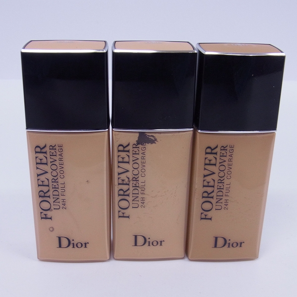 実際に弊社で買取させて頂いたChristian Dior/ディオールスキン フォーエヴァー アンダーカバー 010/010/030 40ml 計3点セット