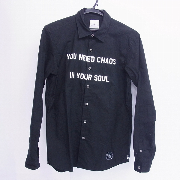 実際に弊社で買取させて頂いたUNIFORM EXPERIMENT/ユニフォームエクスペリメント TYPOGRAPHY REGULAR COLLAR SHIRT/1