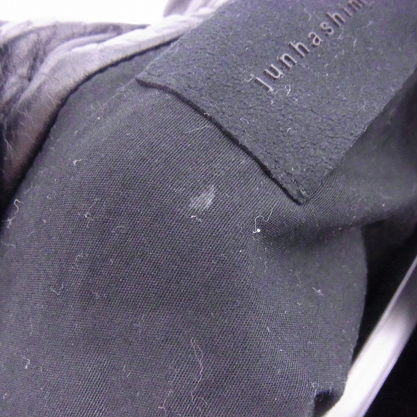 実際に弊社で買取させて頂いたjunhashimoto/ジュンハシモト LEATHER SHIRTS JACET/レザーシャツジャケット LET005 WCF03/5の画像 4枚目