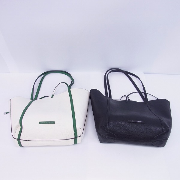 実際に弊社で買取させて頂いたARMANI EXCHANGE/アルマーニエクスチェンジ リバーシブル トートバッグ 2点セットの画像 1枚目
