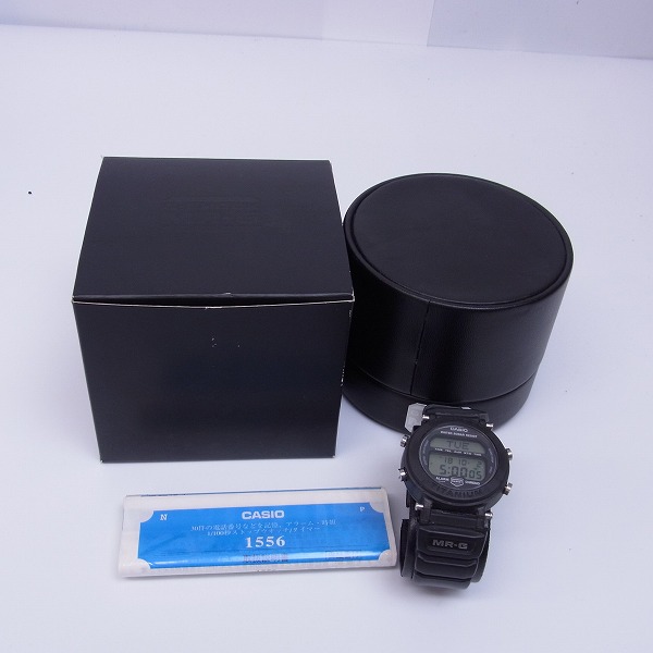 実際に弊社で買取させて頂いた【ジャンク】G-SHOCK/Gショック MR-G ブラックチタン MRG-1Z-1の画像 6枚目