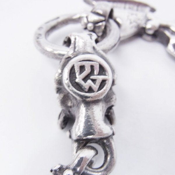 実際に弊社で買取させて頂いたTW/トラヴィスワーカー ロイヤルクロスリンク ウォレットチェーン 2ガーゴイルw/ストーンアイズ ウォレットリング付の画像 4枚目