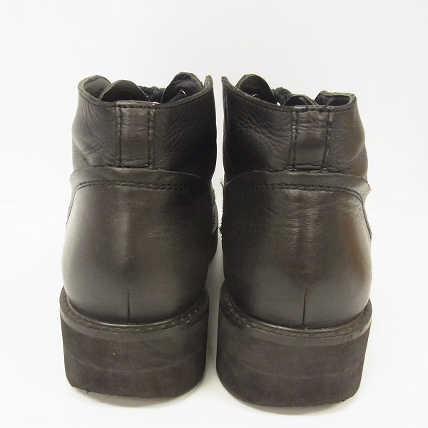 実際に弊社で買取させて頂いたCABANE de ZUCCA/カバンドズッカ レザー レースアップブーツ ブラック/AJ552/Mの画像 1枚目