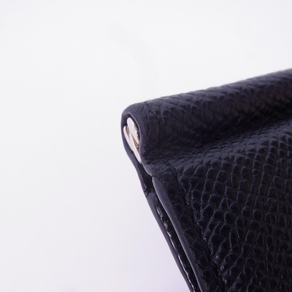 実際に弊社で買取させて頂いたBALLY/バリー レザー 二つ折り財布/ウォレット マネークリップ付きの画像 5枚目