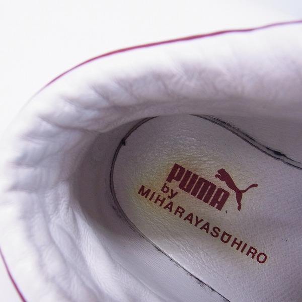 実際に弊社で買取させて頂いたPUMA by MIHARAYASUHIRO/プーマ バイ ミハラヤスヒロ ハイカット スニーカー 347007-02/27の画像 4枚目
