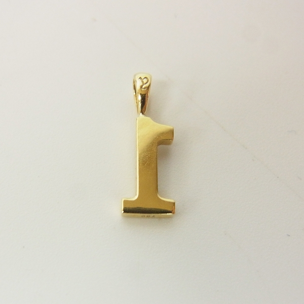 実際に弊社で買取させて頂いた【ギャラ付】EYEFUNNY/アイファニー ダイヤモンド ナンバー NO.1/ 18KYG HNBD001の画像 2枚目