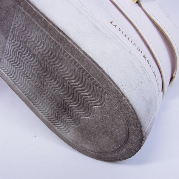 実際に弊社で買取させて頂いたBUFFALO BOBS/バッファローボブズ DUC BASKET/バックバスケット ベルト ハイカットスニーカー SAB8743/41の画像 6枚目