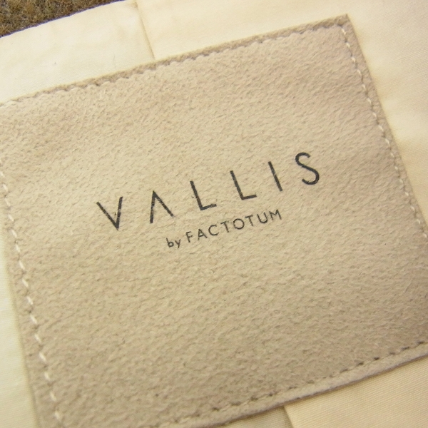 実際に弊社で買取させて頂いたVALLIS by FACTOTUM/ヴァリスバイファクトタム ステンカラーコート/46の画像 2枚目